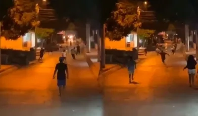 El último enfrentamiento de pandilleros ocurrido en la noche del martes. 