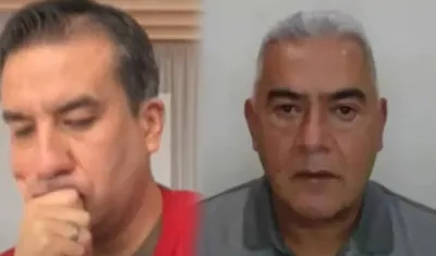 Ricardo Orozco Baeza, alias 'El bendecido', y Diego Marín Buitrago, 'Papá Pitufo'.