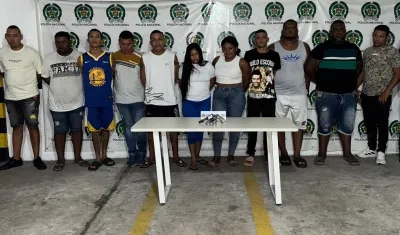 Los presuntos integrantes de 'Los Pepes'.