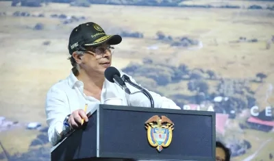 El Presidente de la República, Gustavo Petro.