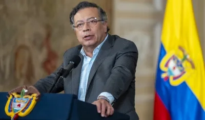 El Presidente Gustavo Petro.