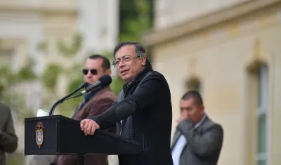 El Presidente Gustavo Petro.