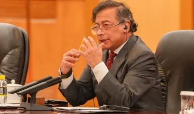 El Presidente Gustavo Petro.
