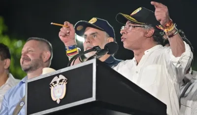 El Presidente Gustavo Petro.