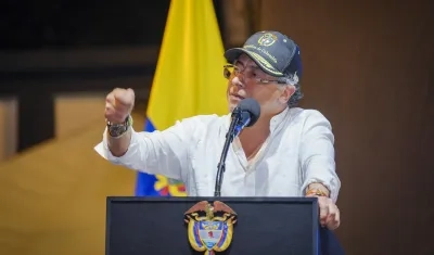 El Presidente Gustavo Petro.
