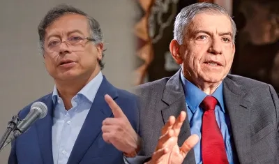 Gustavo Petro y César Gaviria.