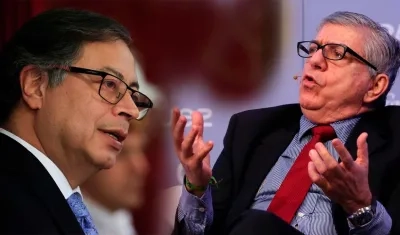 Gustavo Petro y César Gaviria.