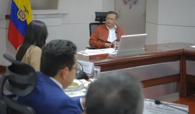 El Presidente Gustavo Petro.