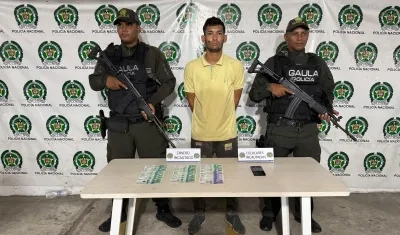 Presunto extorsionista capturado en El Campito