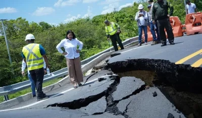 Vía Barranquilla - Cartagena.