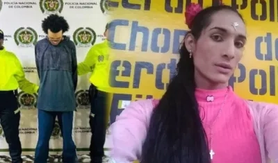 Juan David Echavarría Zapata, alias 'Chucky', y Sara Millerey.