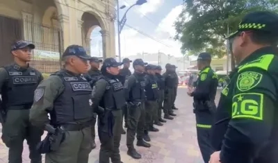 Los policías estarán en puntos estratégicos. 