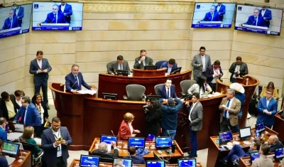 Sesión del Congreso de hoy.