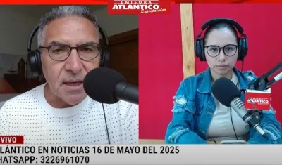Transmisión de Atlántico en Noticias.