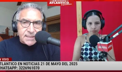 Transmisión de Atlántico en Noticias.
