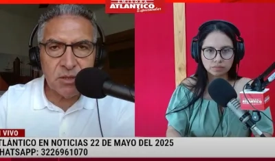 Transmisión de Atlántico en Noticias.