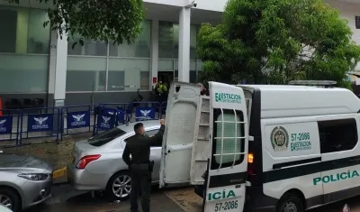 Los capturados fueron conducidos a la URI de la Fiscalía. 