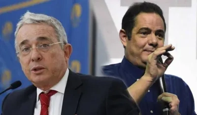 Álvaro Uribe y Germán Vargas Lleras.