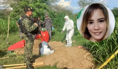 Wilmary Carolina Guerra fue encontrada enterrada en la fisca Las Palmitas.