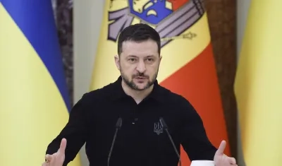 Volodímir Zelenski, Presidente de Ucrania.