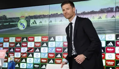 Xabi Alonso concedió su primera rueda de prensa como entrenador del Real Madrid. 