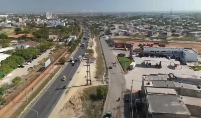 Panorámica de la avenida Circunvalar entre la Murillo y Calle 30.
