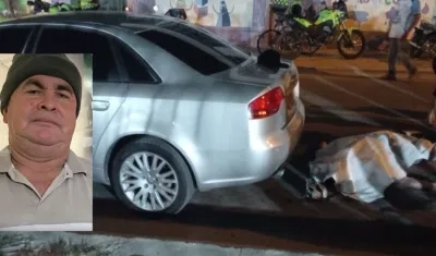 Víctima de accidente vial.