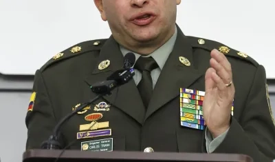 General Carlos Fernando Triana, director de la Policía. 
