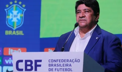 Ednaldo Rodrigues, presidente de la Confederación Brasileña de Fútbol. 