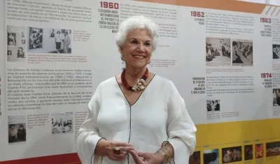 María Eugenia Castro, presidenta de la junta directiva del Museo de Arte Moderno.