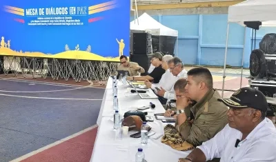 Diálogos de paz con el EMBF.