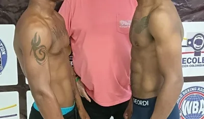 Luis Díaz Mármol (izquierda) se enfrentará a José Viáfara Fory.