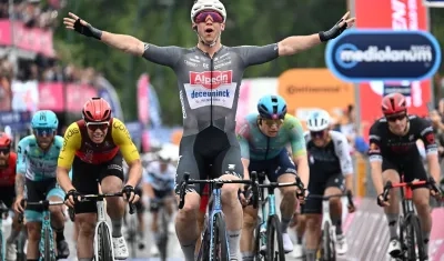 El australiano Kaden Groves, vencedor de la sexta etapa del Giro. 