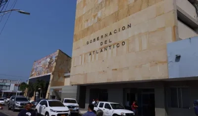 Fachada de la Gobernación del Atlántico.