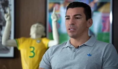 Lucio, exdefensa central de la selección brasileña. 