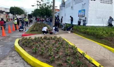 Espacio recuperado en La Ceiba.