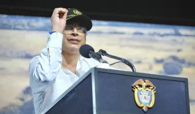 El Presidente Gustavo Petro.