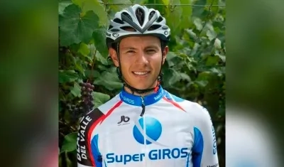 Jonathan Paredes, ciclista fallecido en un accidente en carreteras de Boyacá.
