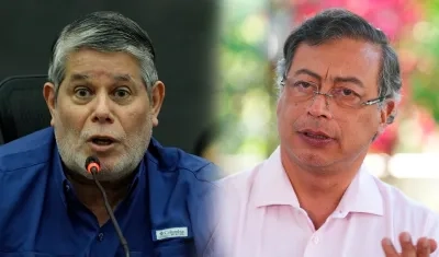 Antonio Zabaraín y Gustavo Petro.