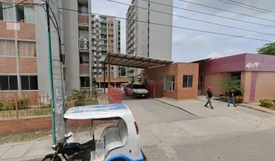 Conjunto residencial donde sucedió el crimen.
