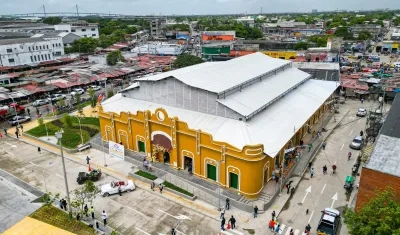 Mercado de granos en Barranquilla.