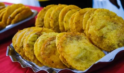 La arepa de huevo, producto característico del Caribe. 