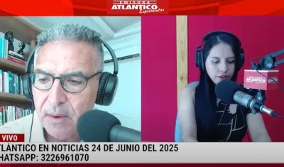 Transmisión de Atlántico en Noticias.