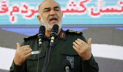 El comandante en jefe de la Guardia Revolucionaria Islámica (IRGC) de Irán, el general Hossein Salami.