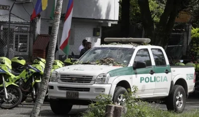 Atentado a estación de Policía en Cali.