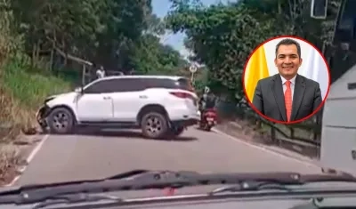 Pese al aparatoso siniestro, no sufrió ningún tipo de lesión.