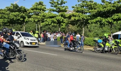 Accidente en La Circunvalar. 