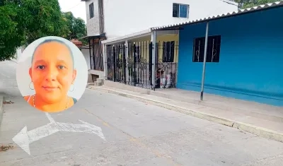 Ana Milena Barón Martínez / lugar donde fue asesinada. 