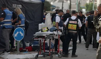 Imágenes del ataque en una zona residencial de Be'er Sheva, en el sur de Israel