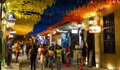 Barrio Getsemaní de Cartagena.